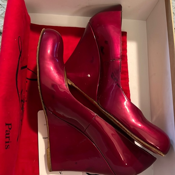 Authentic Christian Louboutin wedges - Picture 10 of 16